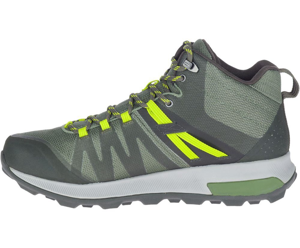 Merrell Vandrestøvler Herre - Zion Fst Mid Waterproof - Olivengrøn - YNW058794